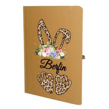 Tarihsiz Çizgili Taba Ajanda/Defter 13X21Cm
