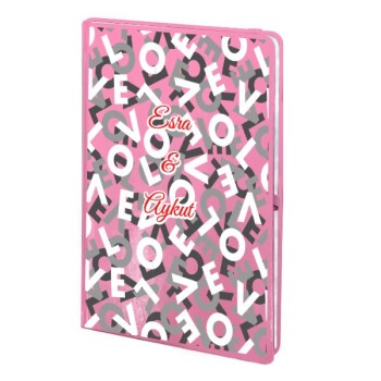 Tarihsiz Pembe Ajanda / Defter