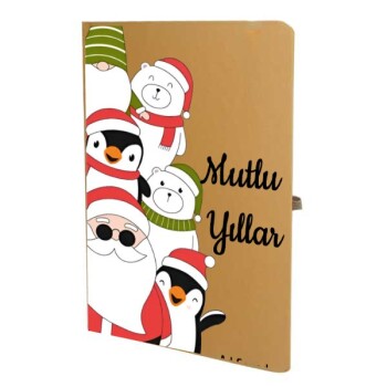 Tarihsiz Çizgili Taba Ajanda/Defter 13X21Cm
