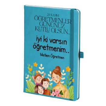 Öğretmenler Günü Tasarımlı Ajanda online tasarla