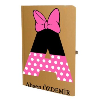 Tarihsiz Çizgili Taba Ajanda/Defter 13X21Cm