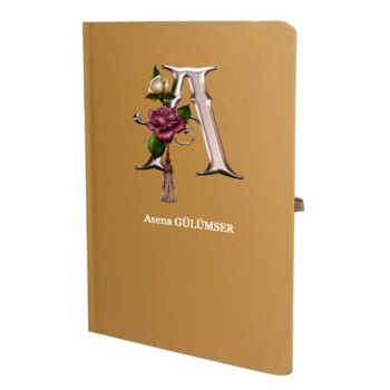 Tarihsiz Çizgili Taba Ajanda/Defter 13X21Cm