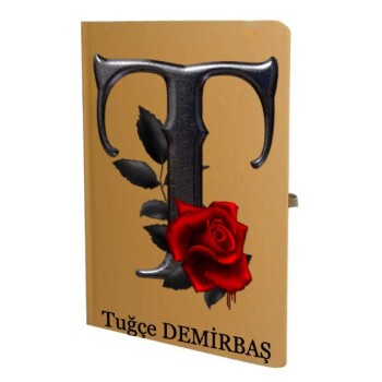 Tarihsiz Çizgili Taba Ajanda/Defter 13X21Cm
