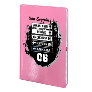Tarihsiz Pembe Ajanda / Defter