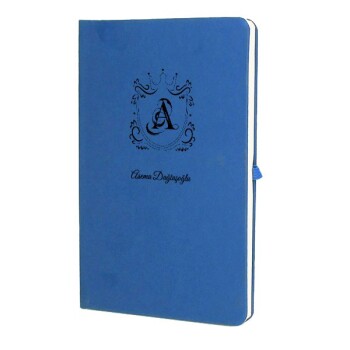 Tarihsiz Çizgili Mavi Ajanda/Defter 13X21Cm