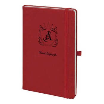 Tarihsiz Kırmızı Ajanda / Defter 13X21Cm