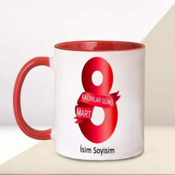 Kadınlar Günü Kupa Tasarımı online tasarla