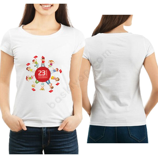 23 Nisan Çocuk Bayramı Baskılı Tişört online tasarla