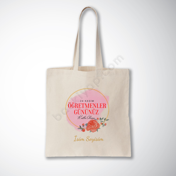 24 Kasım Öğretmenler Günü Baskılı Çanta-1 online tasarla