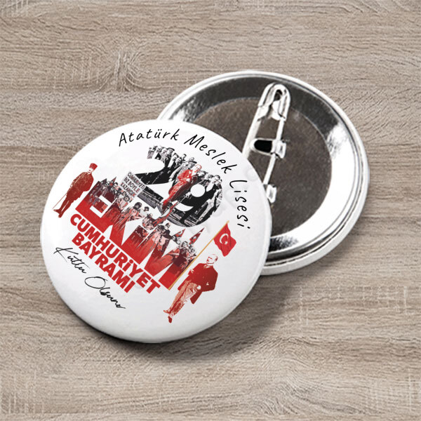 29 Ekim Buton Rozet online tasarla