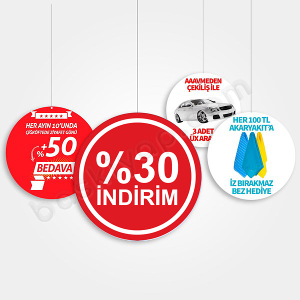%30 İndirim online tasarla