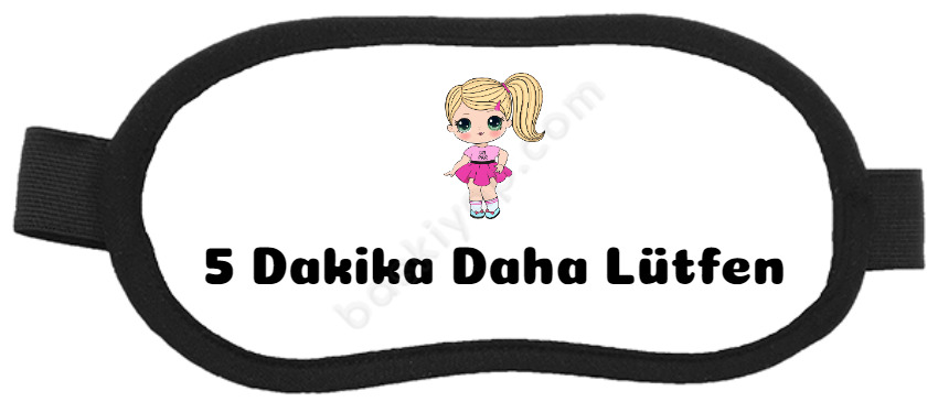 5 Dakika Daha Uyku Bandı online tasarla