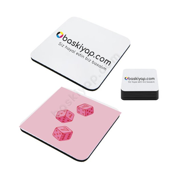 777 Temalı Kare Bardak Altlığı online tasarla