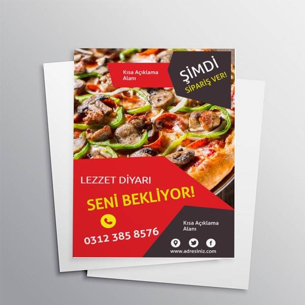 Pizzacı online tasarla