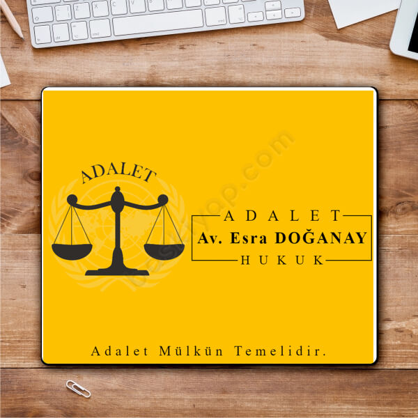 Adalet Tasarımlı Mouse Pad online tasarla