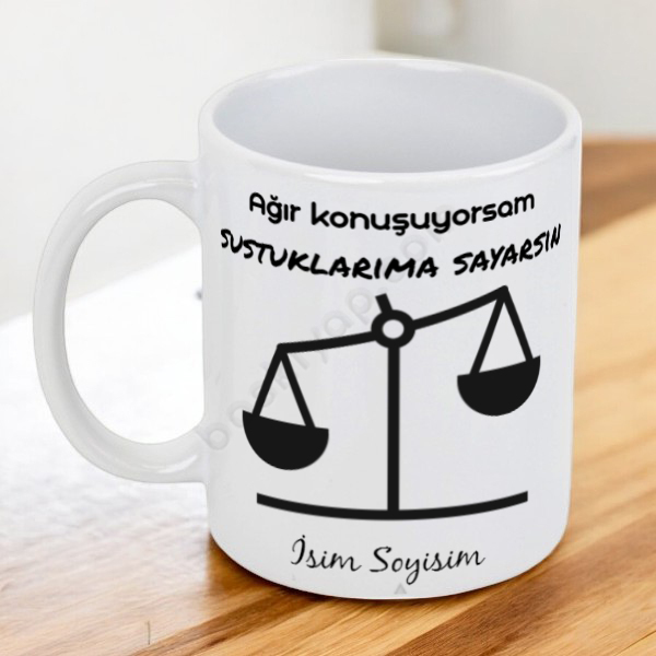 Ağır Konuşuyorsam Sustuklarıma Sayarsın Kupa Bardak online tasarla