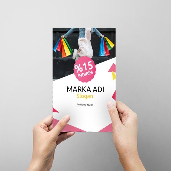 Alışveriş Broşürü online tasarla