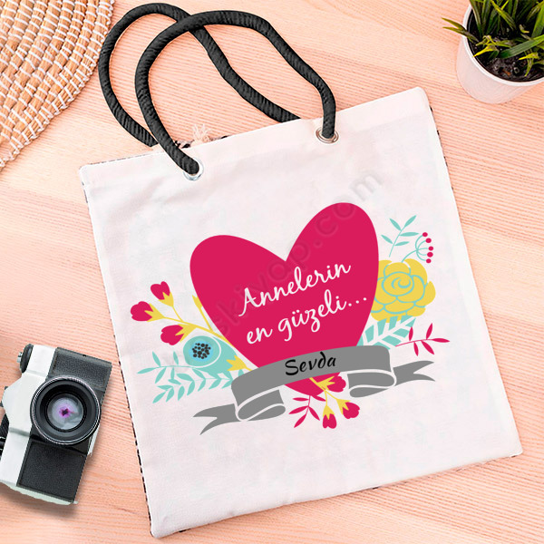 Annelerin En Güzeli Bez Çanta online tasarla