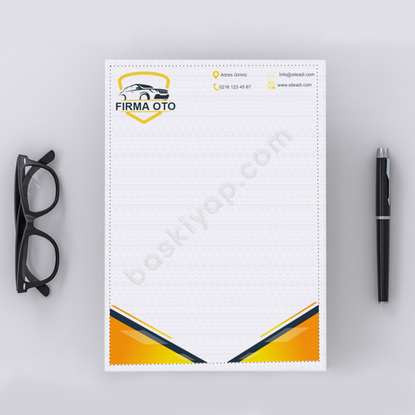 Antetli Kağıt Tasarımı online tasarla