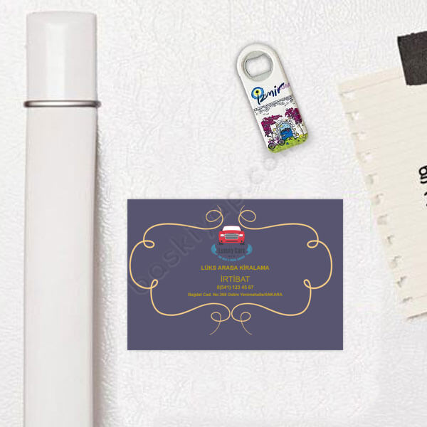 Araç Kiralama Tasarımlı Magnet online tasarla