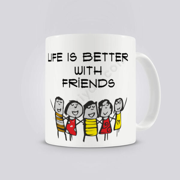 Arkadaş Tasarımlı Kupa online tasarla