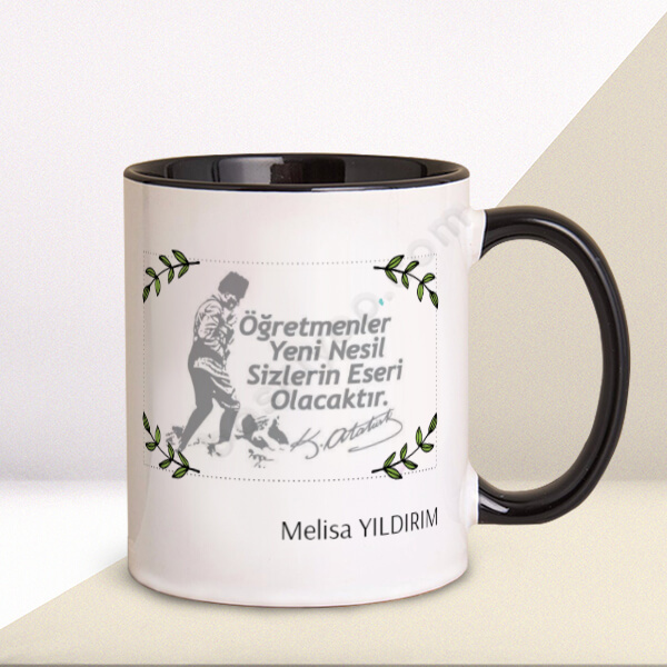 Atatürk Temalı Öğretmen Kupası online tasarla