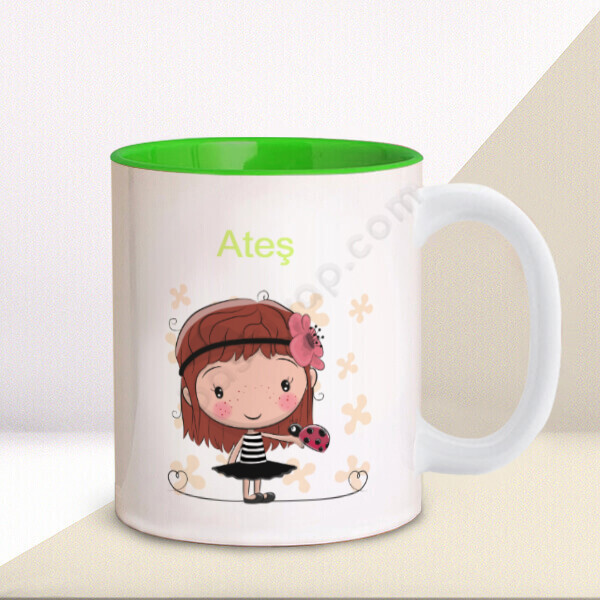 Ateş Böceği Tasarımlı Kupa online tasarla