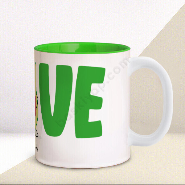 Avakado Tasarımlı Kupa online tasarla