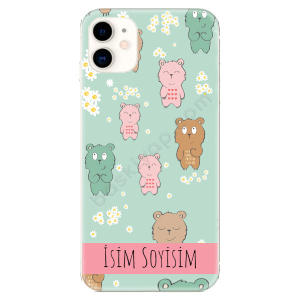 Ayı Tasarımlı Iphone 11 Telefon Kılıfı online tasarla