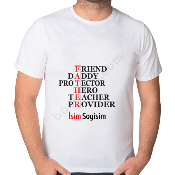 Babalar Günü  2 Tasarım Tişört online tasarla