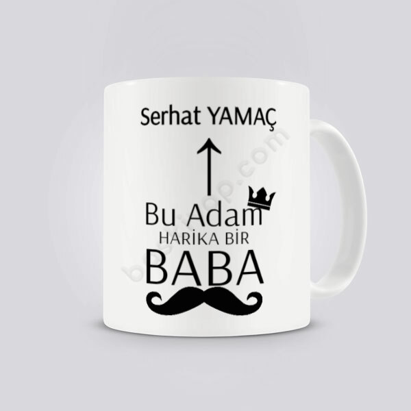 Babalar Günü Temalı Kişiye Özel Kupa 3 online tasarla