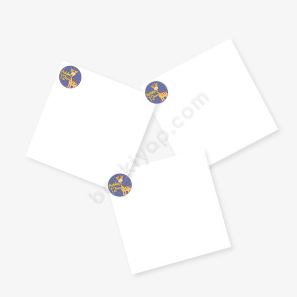 Baby Shower Kağıt Sticker (Yapışkanlı) online tasarla