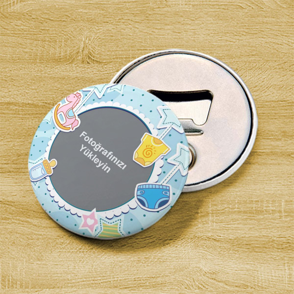 Baby Shower Kız Magnetli Açacak online tasarla