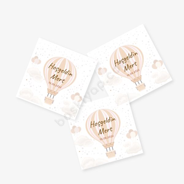 Balon Tasarım Sticker online tasarla