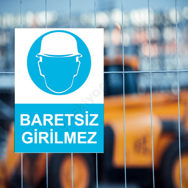Baretsiz Girilmez Etiketi online tasarla