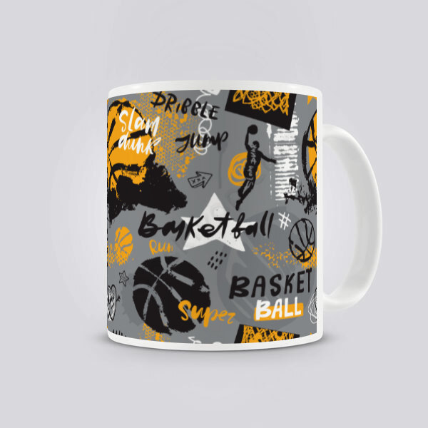 Basketbol Tasarım 7 Kendin Tasarla Kupa Bardak – Kendin Tasarla Baskılı Kupa tasarımı