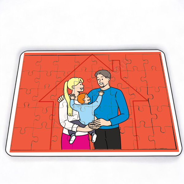 Baskılı Ahşap Puzzle Kişiye Özel online tasarla