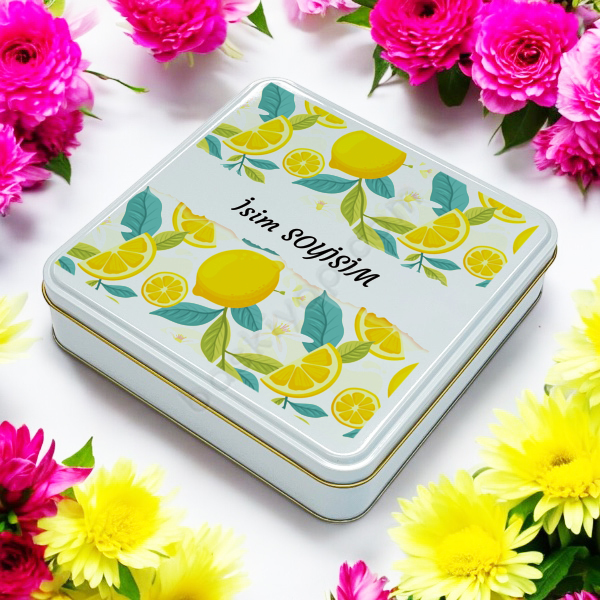 Baskılı Kişiye Özel Teneke Kutu online tasarla