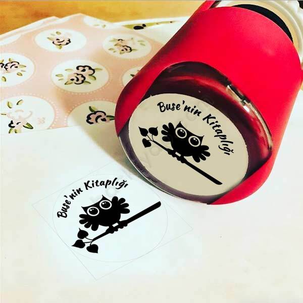 Baykuş Tasarım Kütüphane Kaşesi online tasarla