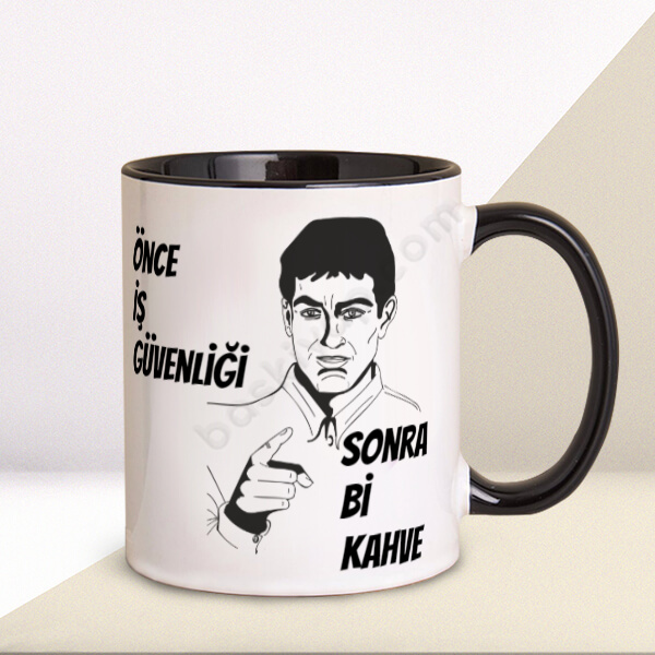 Bi Kahve Temalı Kendin Tasarla Kupa Bardak online tasarla