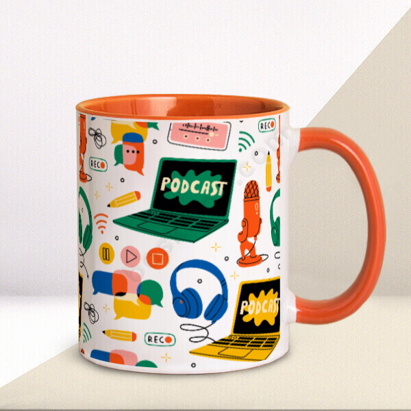 Bilgisayar Desen Tasarımlı Kupa online tasarla