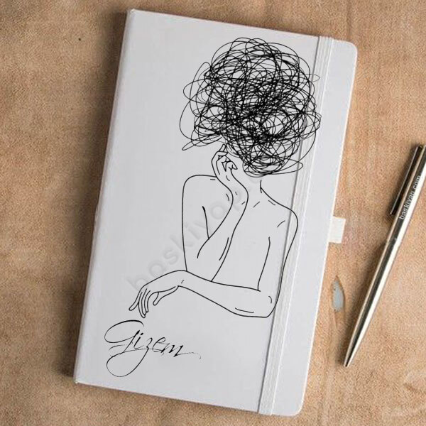 Bırak Dağınık Kalsın Tasarımlı Ajanda online tasarla