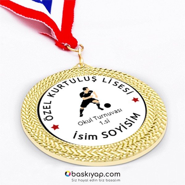 Birincilik Madalyası online tasarla