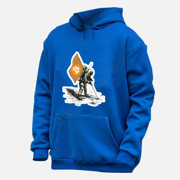 Bitcoin Temalı Baskılı Unisex Hoodie Kapşonlu online tasarla