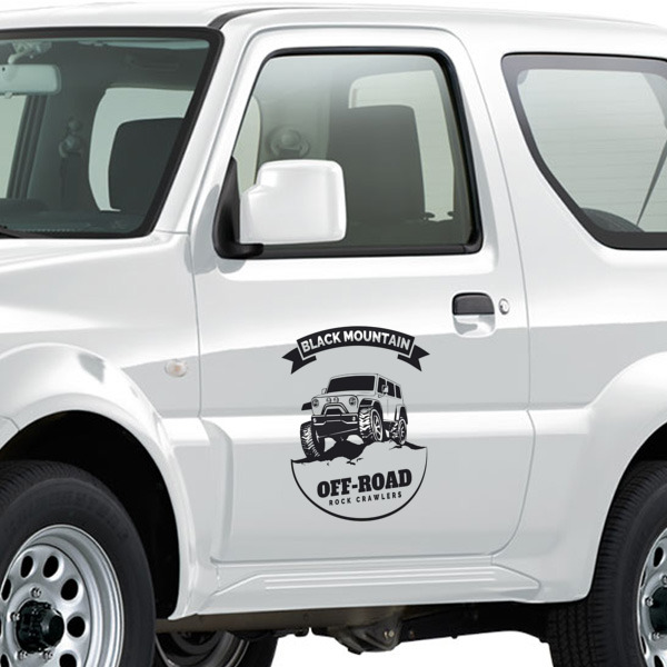 Black Mountaın Offroad Sticker online tasarla