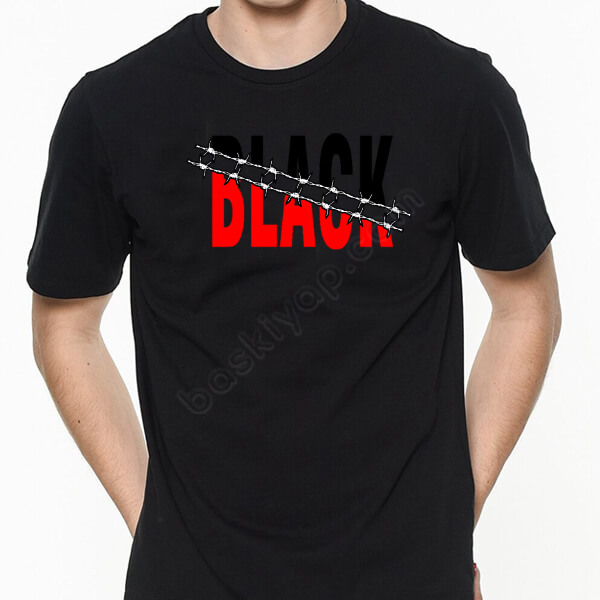 Black Tişört online tasarla