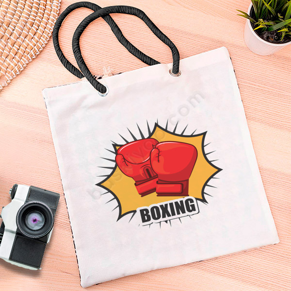Boks Tasarımlı Bez Çanta online tasarla