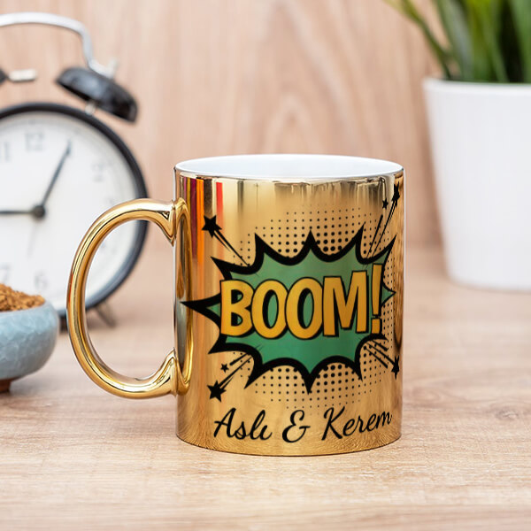 Boom Bomba Gold Kupa Bardak online tasarla