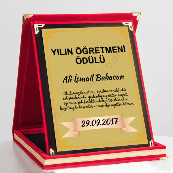 Büyük Boy Kişiye Özel Albüm Plaket Tasarla online tasarla