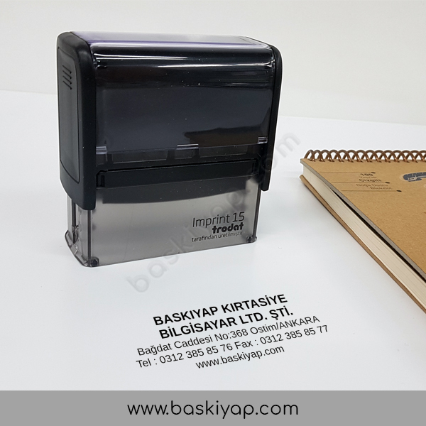 Büyük Boy Otomatik Firma Kaşesi online tasarla